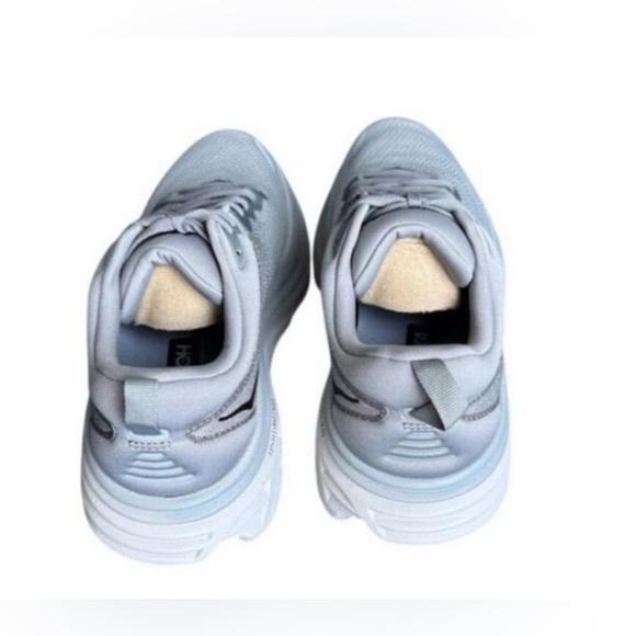 Hoka One One Men’s Bondi 8 in Light Gray Size 10 Athletic Sneakers - Picture 4 of 11